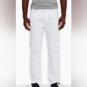 Levi's Men's Straight Jeans - White